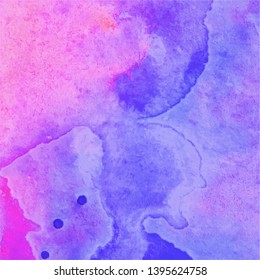 Abstract watercolor galaxy background.  Watercolor texture pattern