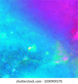 Abstract watercolor galaxy sky background. Watercolor texture for design