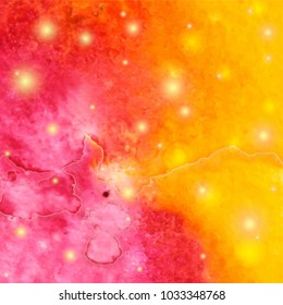 Abstract watercolor galaxy sky background. Watercolor texture for design