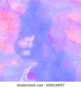 Abstract watercolor galaxy sky background. Watercolor texture for design
