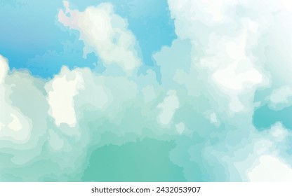 Abstract watercolor gradients colorful background