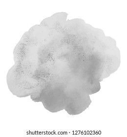 Abstract watercolor grayscale background. Vector illustration. Grunge texture for cards and flyers design. A model for the creation of digital brushes