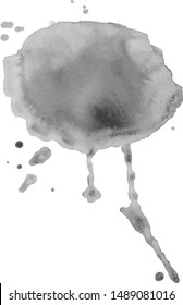 Abstract watercolor grayscale background. Vector illustration. Grunge texture for cards and flyers design. A model for the creation of digital brushes