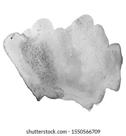 Abstract watercolor grayscale background. Vector illustration. Grunge texture for cards and flyers design. A model for the creation of digital brushes