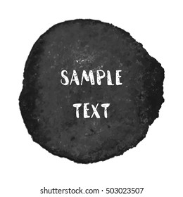 Abstract watercolor grayscale background. Vector illustration. Grunge texture for cards and flyers design. A model for the creation of digital brushes