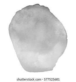 Abstract watercolor grayscale background. Vector illustration. Grunge texture for cards and flyers design. A model for the creation of digital brushes