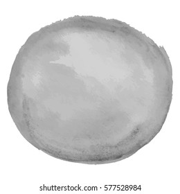 Abstract watercolor grayscale background. Vector illustration. Grunge texture for cards and flyers design. A model for the creation of digital brushes