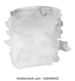 Abstract watercolor grayscale background. Vector illustration. Grunge texture for cards and flyers design. A model for the creation of digital brushes