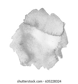 Abstract watercolor grayscale background. Vector illustration. Grunge texture for cards and flyers design. A model for the creation of digital brushes