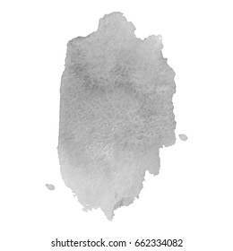 Abstract watercolor grayscale background. Vector illustration. Grunge texture for cards and flyers design. A model for the creation of digital brushes
