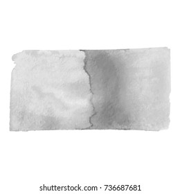 Abstract watercolor grayscale background. Vector illustration. Grunge texture for cards and flyers design.