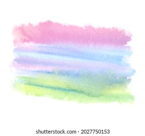 Abstract watercolor hand drawn drip splash vector design, background. Colorful bright striped paper texture label, print, grunge wallpaper, template
