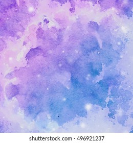 Abstract watercolor hand paint background wiith paper texture