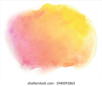 Abstract watercolor hand paint texture isolated on white background