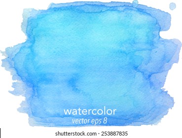 Abstract watercolor hand paint texture, isolated on white background, watercolor textured backdrop, watercolor drop, traced, vector eps 8