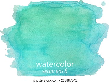 Abstract watercolor hand paint texture, isolated on white background, watercolor textured backdrop, watercolor drop, traced, vector eps 8