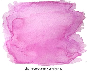 Abstract watercolor hand paint texture, isolated on white background, watercolor textured backdrop, watercolor drop, traced, vector eps 8