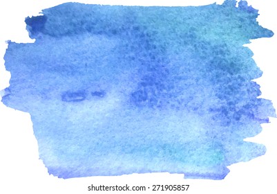 Abstract watercolor hand paint texture, isolated on white background, watercolor textured backdrop, watercolor drop, traced, vector eps 8