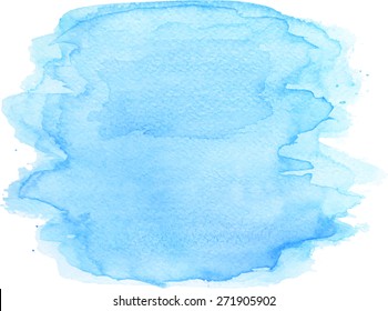 Abstract watercolor hand paint texture, isolated on white background, watercolor textured backdrop, watercolor drop, traced, vector eps 8