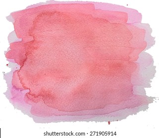 Abstract watercolor hand paint texture, isolated on white background, watercolor textured backdrop, watercolor drop, traced, vector eps 8