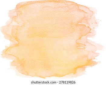 Abstract watercolor hand paint texture, isolated on white background, watercolor textured backdrop, watercolor drop, traced, vector eps 8