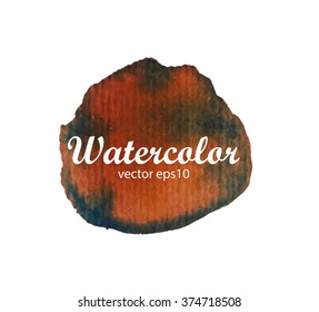 Abstract watercolor hand paint texture, isolated on white background