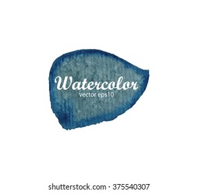 Abstract watercolor hand paint texture, isolated on white background