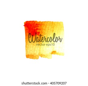 Abstract watercolor hand paint texture, isolated on white background, watercolor textured backdrop, watercolor drop, traced, vector eps 10