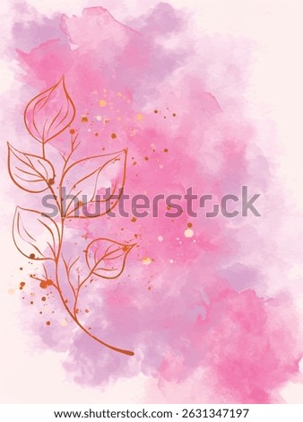 abstract watercolor hand painted background illustration art