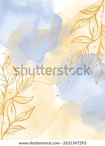 abstract watercolor hand painted background illustration art