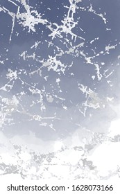   Abstract, watercolor  Ice texture background. Ice crack  Ink illustration. Background light blue winter.   Sky blue.