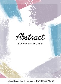 Material de fondo de la ilustración de acuarela abstracta