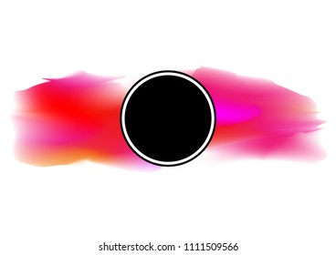 Abstract watercolor on a light background.The color splashing in the paper. Hand drawn Vector illustration