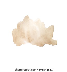 Abstract watercolor on a light background.The color splashing in the paper. Hand drawn Vector illustration