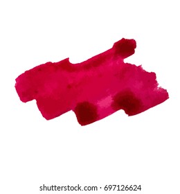 Abstract watercolor on a light background.The color splashing in the paper. Hand drawn Vector illustration