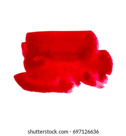 Abstract watercolor on a light background.The color splashing in the paper. Hand drawn Vector illustration
