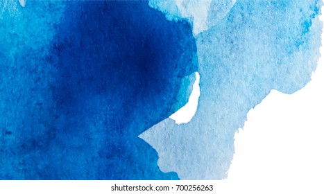 Abstract watercolor on a light background. The color splashing in the paper. Hand drawn Vector illustration