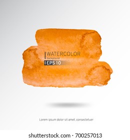Abstract watercolor on a light background.The color splashing in the paper. Hand drawn Vector illustration