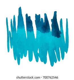 Abstract watercolor on a light background.The color splashing in the paper. Hand drawn Vector illustration