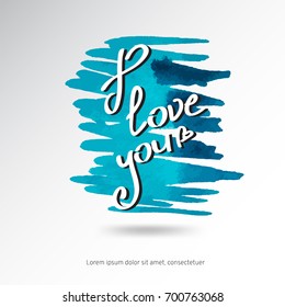 Abstract watercolor on a light background.The color splashing in the paper. Hand drawn Vector illustration