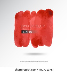 Abstract watercolor on a light background.The color splashing in the paper. Hand drawn Vector illustration