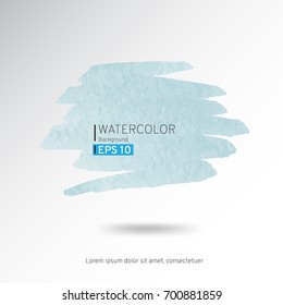 Abstract watercolor on a light background.The color splashing in the paper. Hand drawn Vector illustration