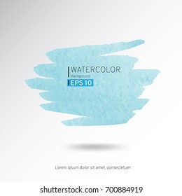 Abstract watercolor on a light background.The color splashing in the paper. Hand drawn Vector illustration