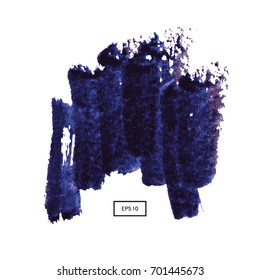 Abstract watercolor on a light background.The color splashing in the paper. Hand drawn Vector illustration