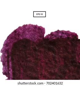 Abstract watercolor on a light background.The color splashing in the paper. Hand drawn Vector illustration