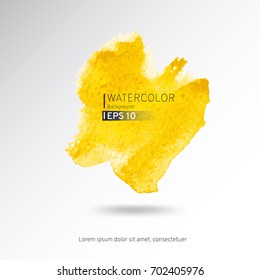 Abstract watercolor on a light background.The color splashing in the paper. Hand drawn Vector illustration
