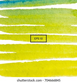 Abstract watercolor on a light background.The color splashing in the paper. Hand drawn Vector illustration