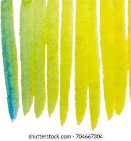 Abstract watercolor on a light background.The color splashing in the paper. Hand drawn Vector illustration