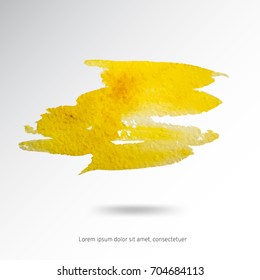 Abstract watercolor on a light background.The color splashing in the paper. Hand drawn Vector illustration