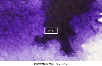 Abstract watercolor on a light background.The color splashing in the paper. Hand drawn Vector illustration